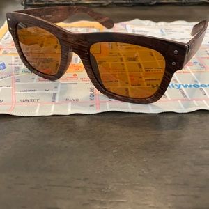 Perry Ellis wood grain sunglasses